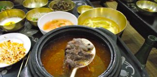 Dog meat soup