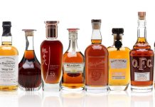 range of whiskies for charity auctions